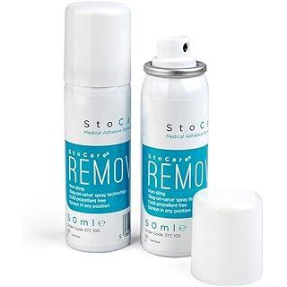 Adhesive remover spray